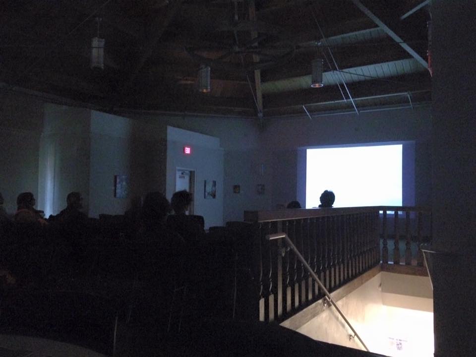 C.J. Lazaretti's short film "Cosmico" had its US premiere at the Arts Center of Corpus Christi during the 2015 South Texas Underground Film Festival (photo: Robert Perez, Jr.)